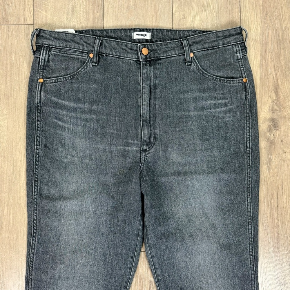 NWT Wrangler Walker 677 High Rise Slim Jeans Gray Wash Denim Size 34 x 28 - Picture 4 of 11